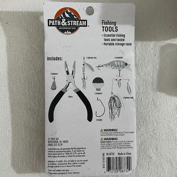 Path & Stream Fishing Bundle: Fishing Tools, Hooks, Line and Foam Torpedo Floats - Picture 3 of 9